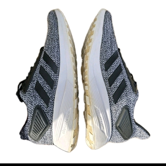 Size 12 - adidas Duramo 9 Black Mens Running Shoes Black White - Picture 7 of 8
